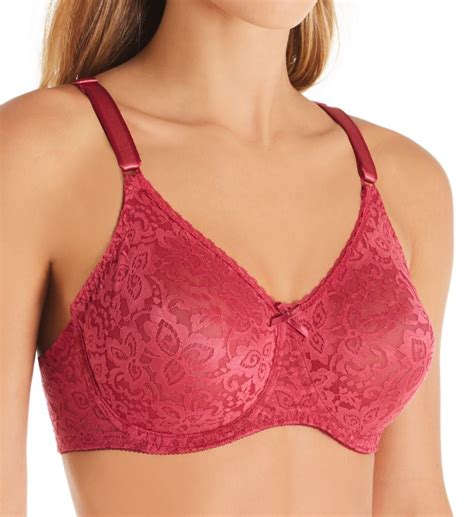 Bali Womens Bali 3432 Lace N Smooth Seamless Cup Underwire Bra