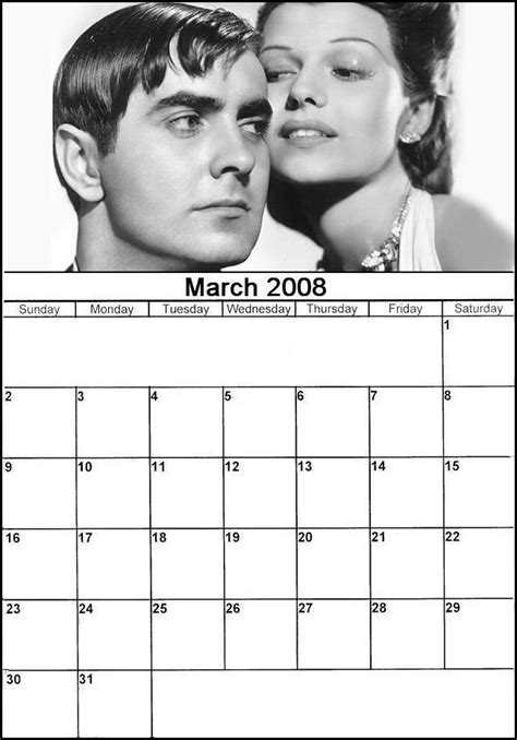 Calendar2008 March