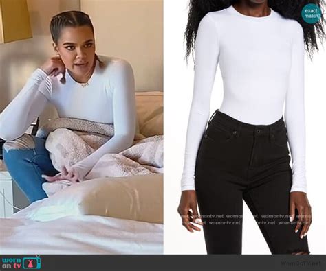 Wornontv Khloes White Bodysuit And Jeans On Keeping Up With The