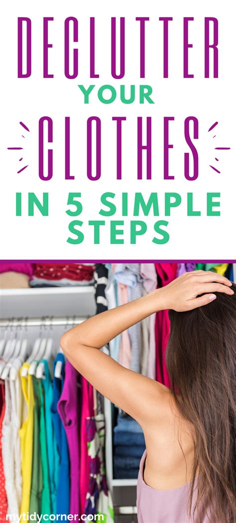 How To Declutter Your Closet Clothes Decluttering Ideas In 5 Steps