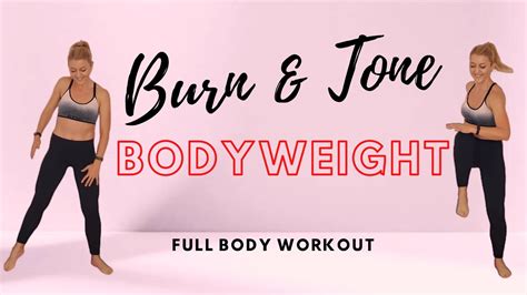🔥burn And Tone Full Body Workout🔥bodyweight Exercises🔥fat Burn And Muscle