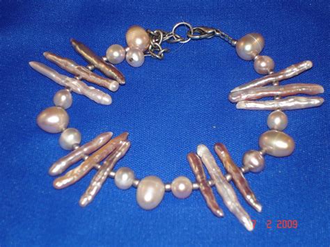 Genuine Mother Of Pearl Contemporary Bracelet Smoked Color European