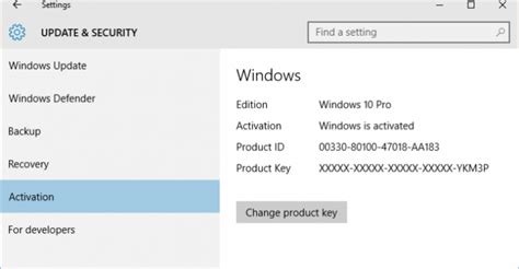 Claves De Producto De Windows 10 Método De Activación Clave De