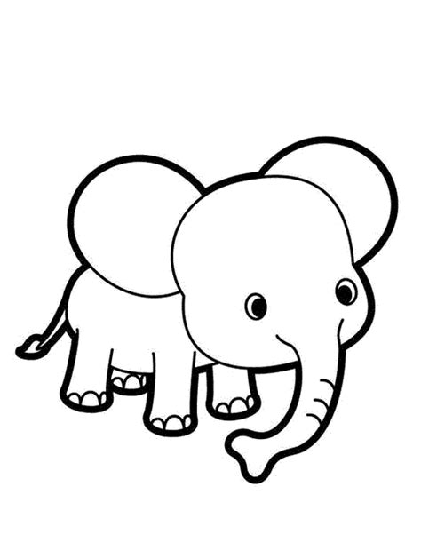 Elefantes para colorear