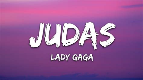 Lady Gaga Judas Lyrics Youtube Music