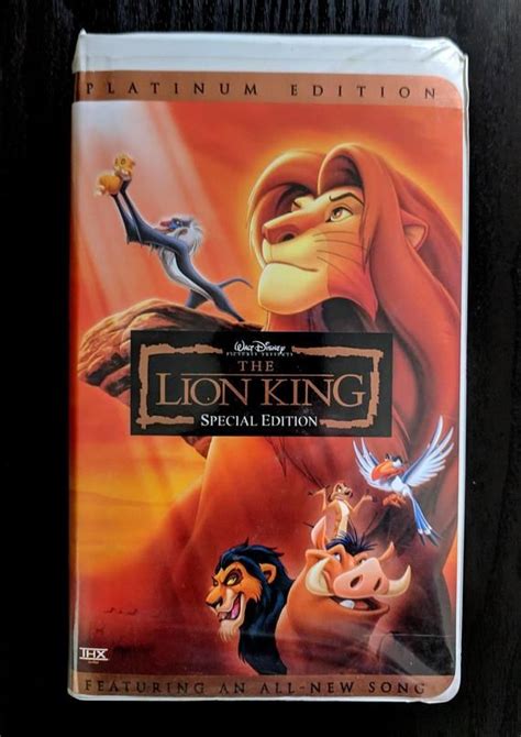 Walt Disney S The Lion King Platinum Edition Vhs Movie Picclick Uk