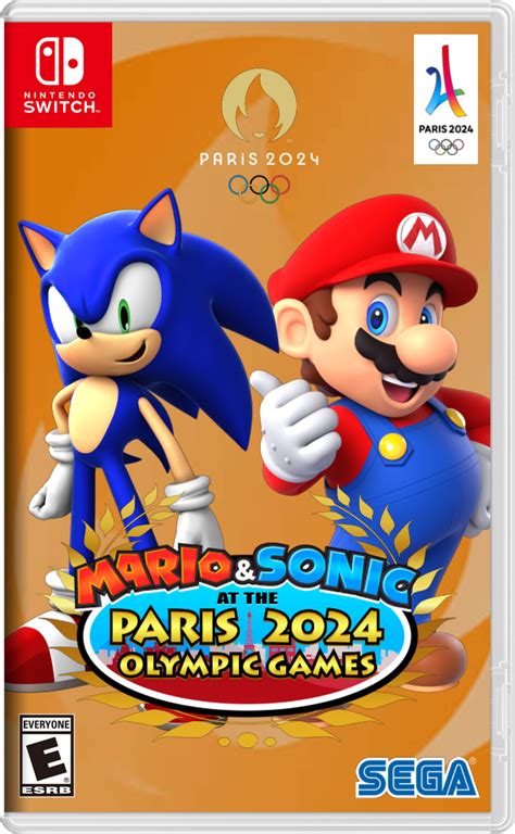 Mario Sonic At Paris 2024 Olympic Games Cover Box By Danyviani On