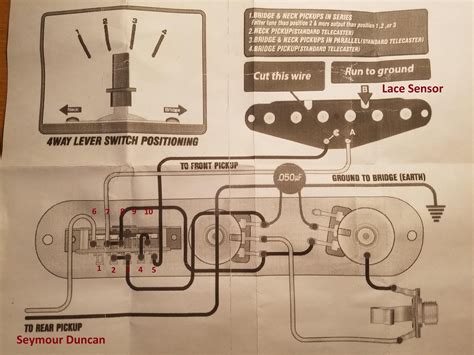 4 Way Telecaster Wiring Diagram Confusion Please Help Telecaster