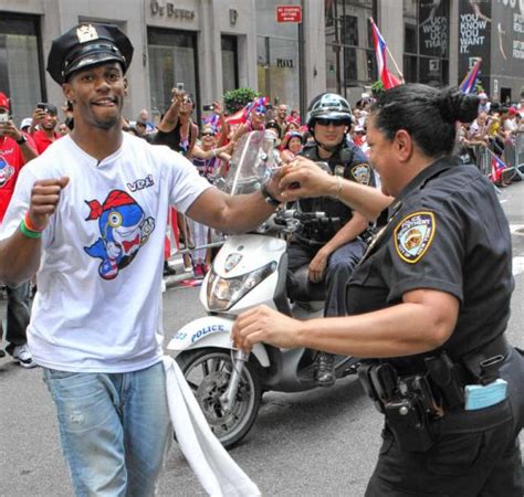 A Salsa Party Giants Star Heats Up Puerto Rican Day