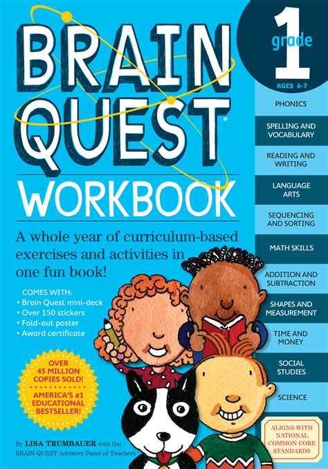 Brain Quest Workbook Grade 1 Teaching Toys And Books