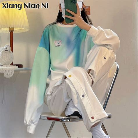Xiang Nian Ni 2022เสื้อสเวตเตอร์แขนยาวแบบบางของผู้หญิงเสื้อแบบหลวมใหม่
