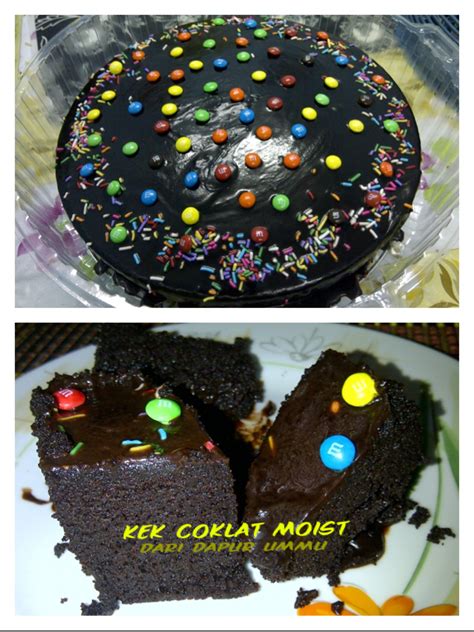 Jom layan kek coklat moist takdak teloq #caracikdyg. Dari Dapur Ummu: Resepi kek coklat kukus moist