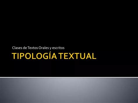 Ppt TipologÍa Textual Powerpoint Presentation Free Download Id2172259