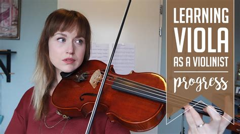 Learning Viola As A Violinist 4 Months Progress Video Youtube