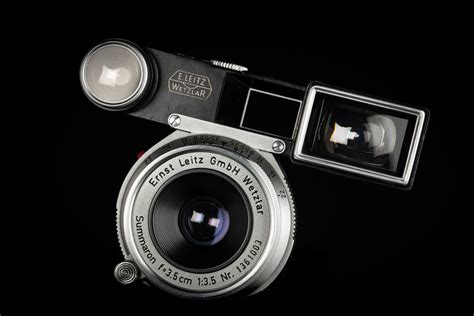 F22cameras Leica Summaron M 35mm F 3 5 Silver For M3 Black Paint Goggle 1361003