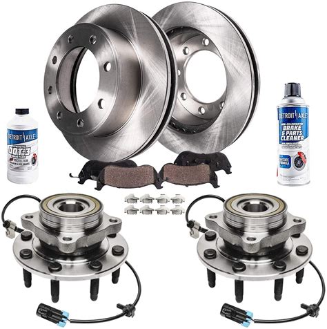 Detroit Axle - Front Brake Kit for 4WD Chevy GMC Avalanche Suburban