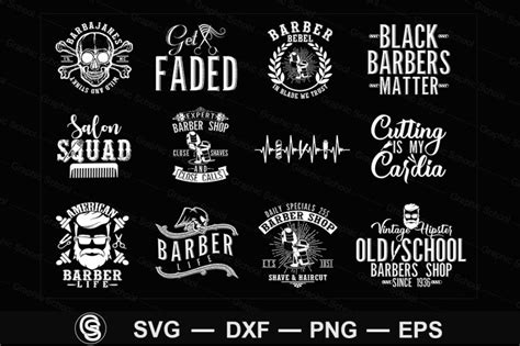 Barber Tshirt Design Barber Svg Design Bundle Barber Shop Barber By