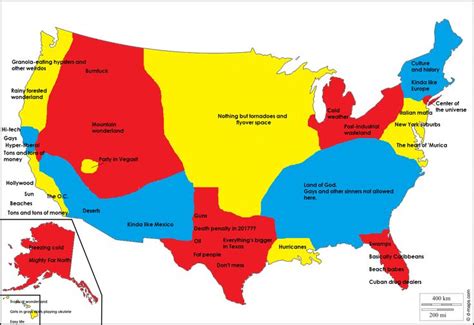 The Us According To Europeans Historical Maps Map Cartography