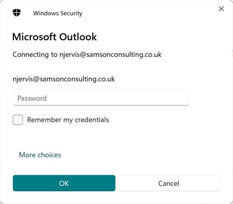 How To Fix Microsoft Outlook Password Popup Problem Windows 11