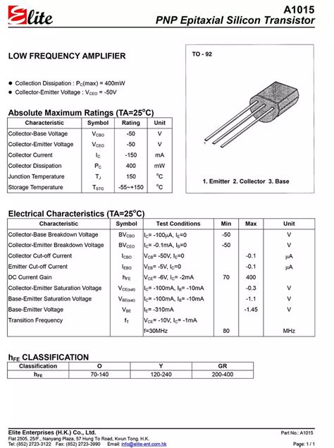 A Transistor Pinout Features Equivalents And Data Vrogue Co