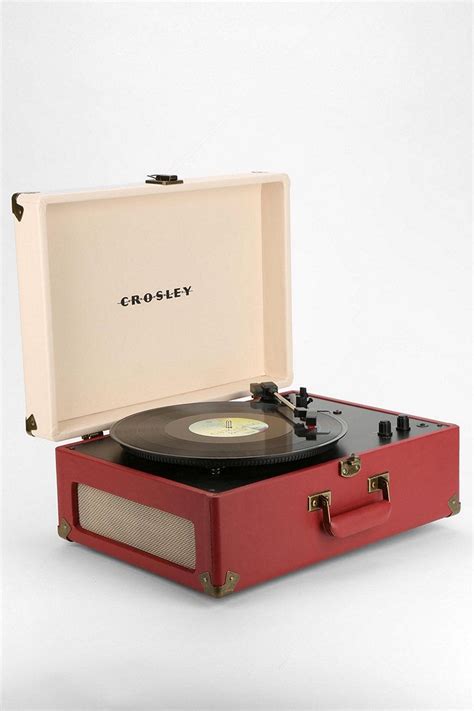 Crosley Keepsake Portable Turntable Eu Plug In Red Usb Vinyl Vinyl