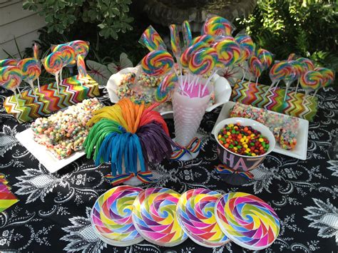 Pin By Kimberly Atlas Harrington On Rainbow Party Candy Party