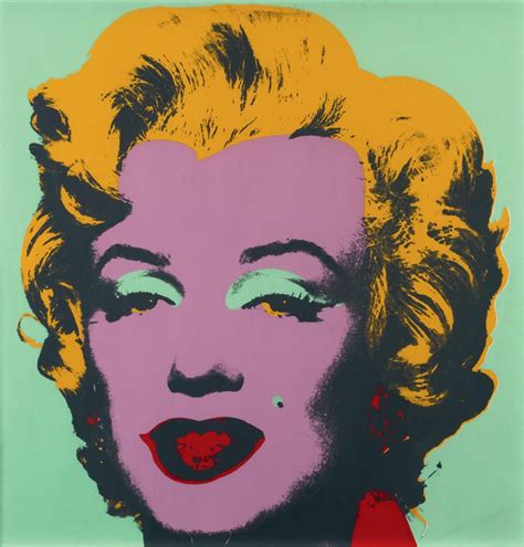 Andy Warhol Marilyn Monroe S Rigraphie En Couleurs Andy
