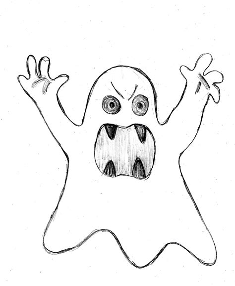 Ghost Drawing Tutorial Manualhow To Draw A