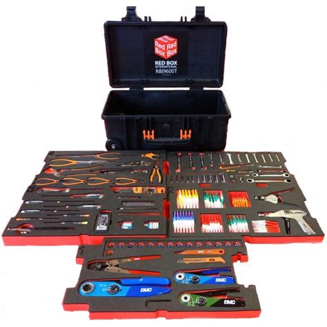 Red Box Rbt250t Aviation Sheet Metal Tool Kit Includes 128 Tools