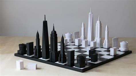 Architectural Landmarks Of New York City Featured In New Chess Set By