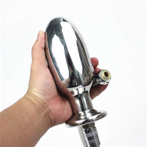 Sizes Stainless Steel Enemator Anal Plugs Anus Vaginal Enema Intestinal Cleaner Butt Plug