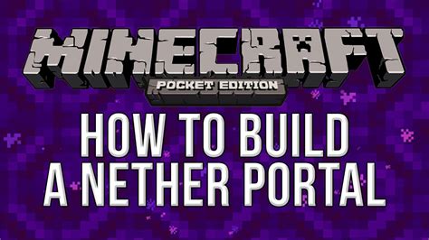 See full list on wikihow.com How To build a Nether Portal - Minecraft Pocket Edition ...
