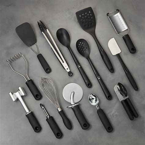 OXO 15-Piece Utensil Set + Reviews | Crate and Barrel ...