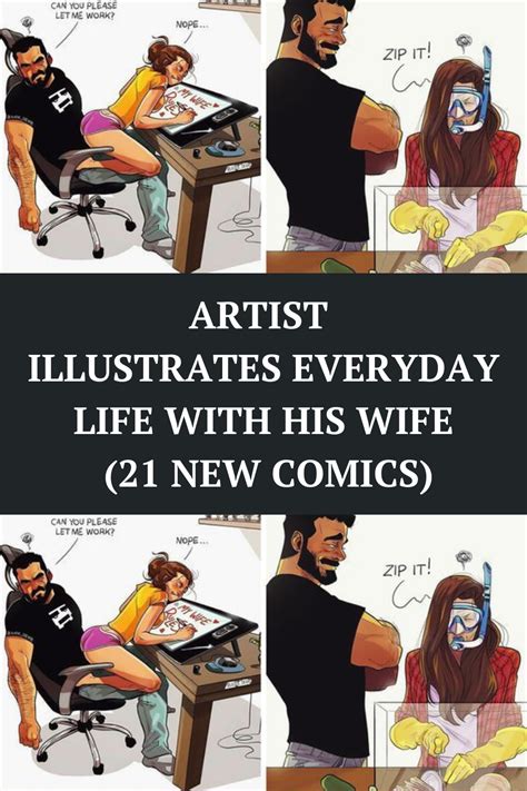 Artist Keeps Illustrating Everyday Life With His Wife And We Finally