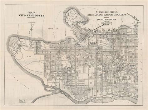 Map Of City Of Vancouver British Columbia Geographicus