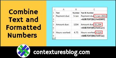 Seymore script font is a brush script typeface, perfectly suitable for creating brands, art, lifestyle design the handwritten combined with brush font will make your design project more attractive. Combine Text and Formatted Numbers in Excel - Contextures Blog