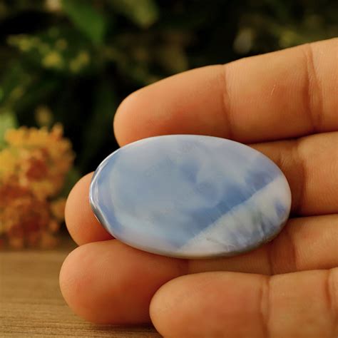Natural Blue Opal Gemstone Top Quality Blue Opal Cabochon Blue Etsy