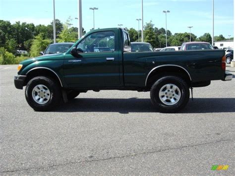 Use for comparison purposes only. 2000 Imperial Jade Green Mica Toyota Tacoma Regular Cab ...