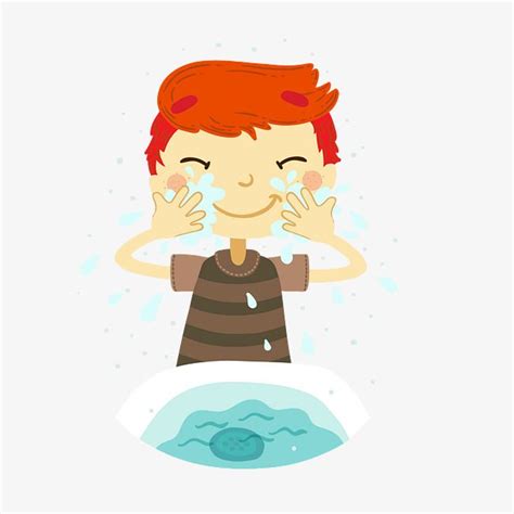 Thinking png you can download 40 free thinking png images. Cartoon Boy Wash Face Material, Wash It, Wash Your Face ...