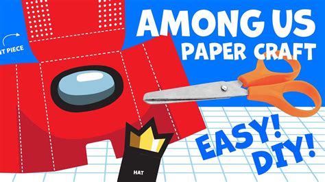 How To Make Cool Among Us Paper Craft Crewmates Diy Very Easy Youtube