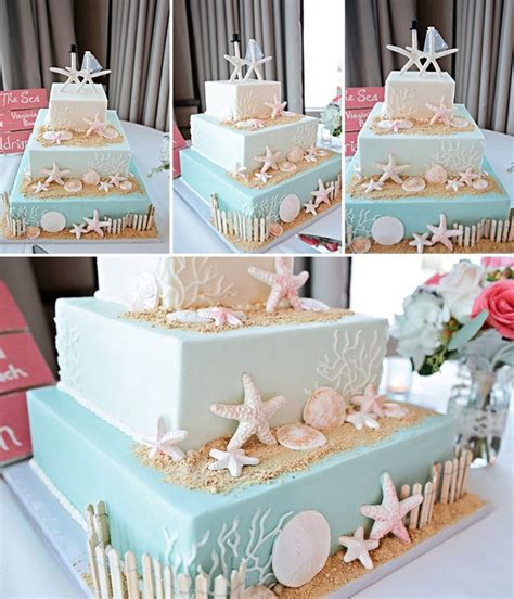 Beach Wedding Cakes for a Seaside Celebration