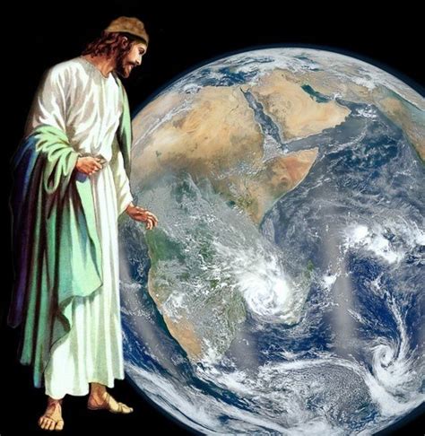 Jesus Watching Over Our Earth