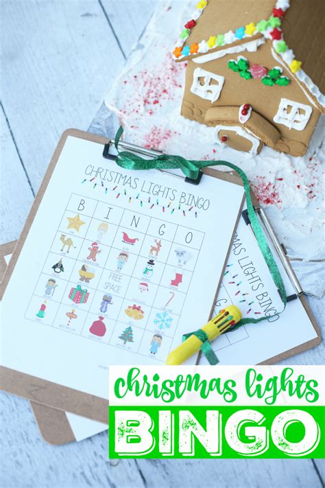I Can Teach My Child Printable Christmas Lights Bingo Game I Can