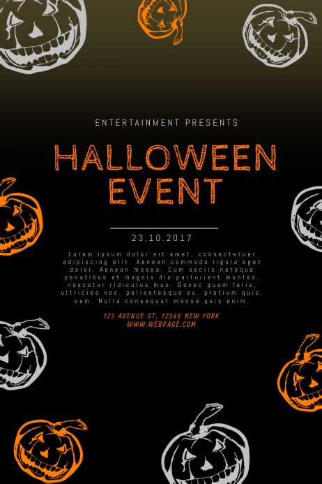 Halloween Event Flyer Template Postermywall