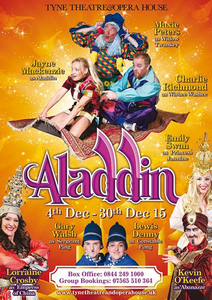 North East Theatre Guide Preview Aladdin At Newcastle Tyne Theatre