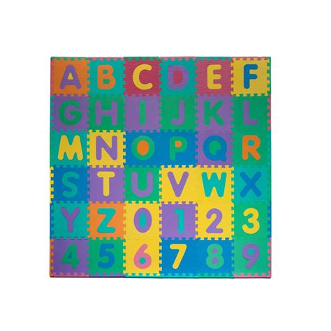 We may earn commission on some of the items you choose to buy. 96 PC Foam Floor Alphabet & Number Puzzle Mat For Kids 72 ...