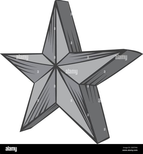 Big Star Icon Black Monochrome Style Stock Vector Image And Art Alamy
