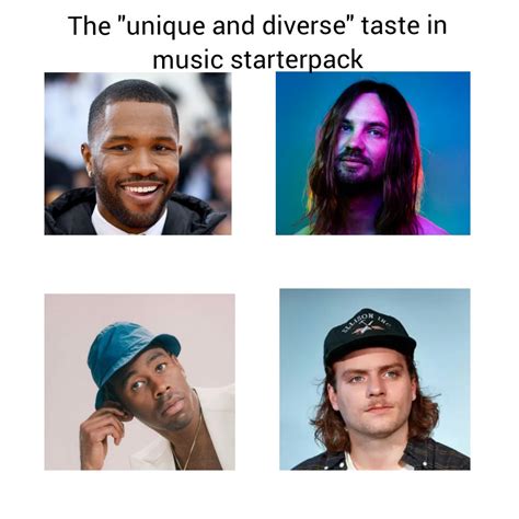 The Unique And Diverse Taste In Music Starter Pack Starterpacks