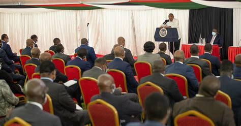 Uhuru Kenyatta Meets Cabinet Secretaries Cass Principal Secretaries