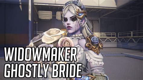 Widowmaker Ghostly Bride Skin Showcase Overwatch 2 Youtube